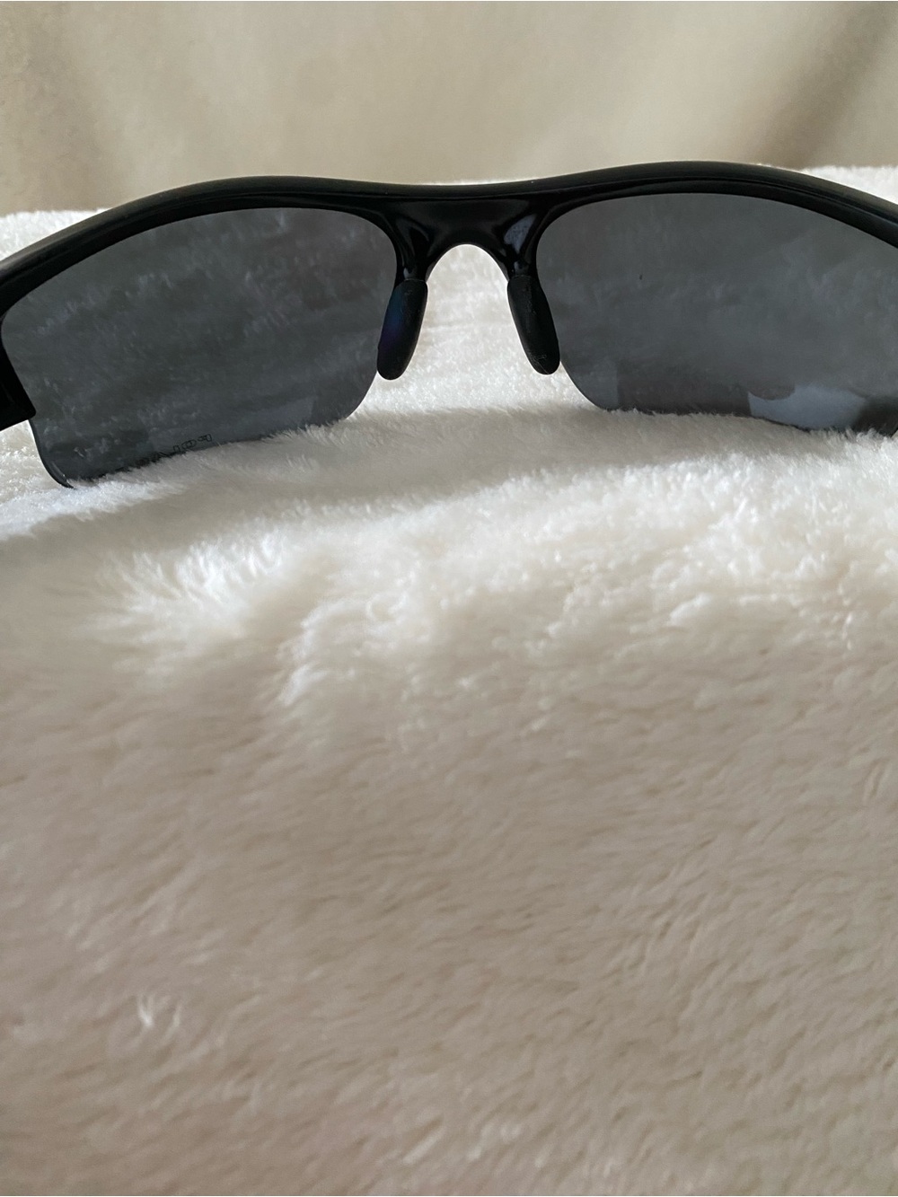 Oakley Flak Black Wraparound Sunglasses with Dark Lenses - Picture 6 of 9